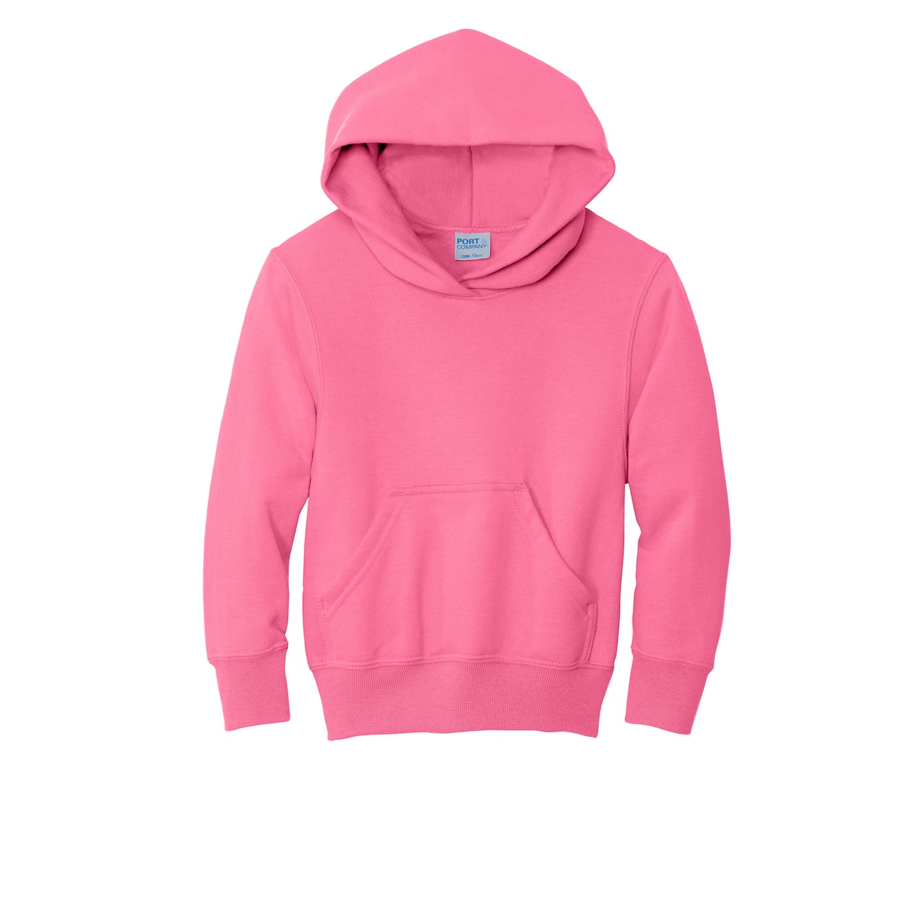 Port & Company® Youth Neon Fleece Pullover Hooded Sweatshirt